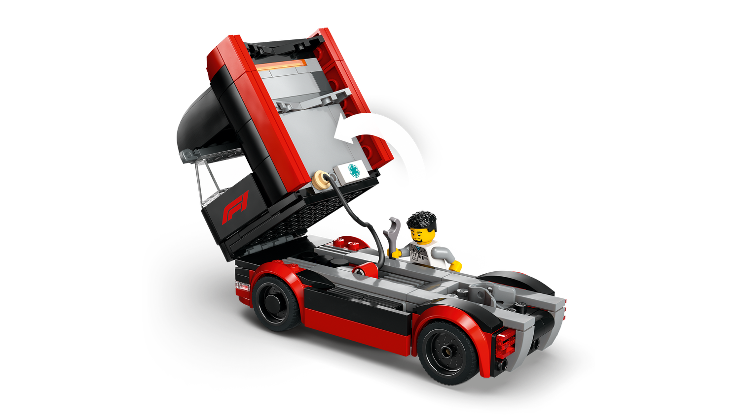Конструктор Lego City Вантажівка F1 з автомобілями RB20 та AMR24 фото №6