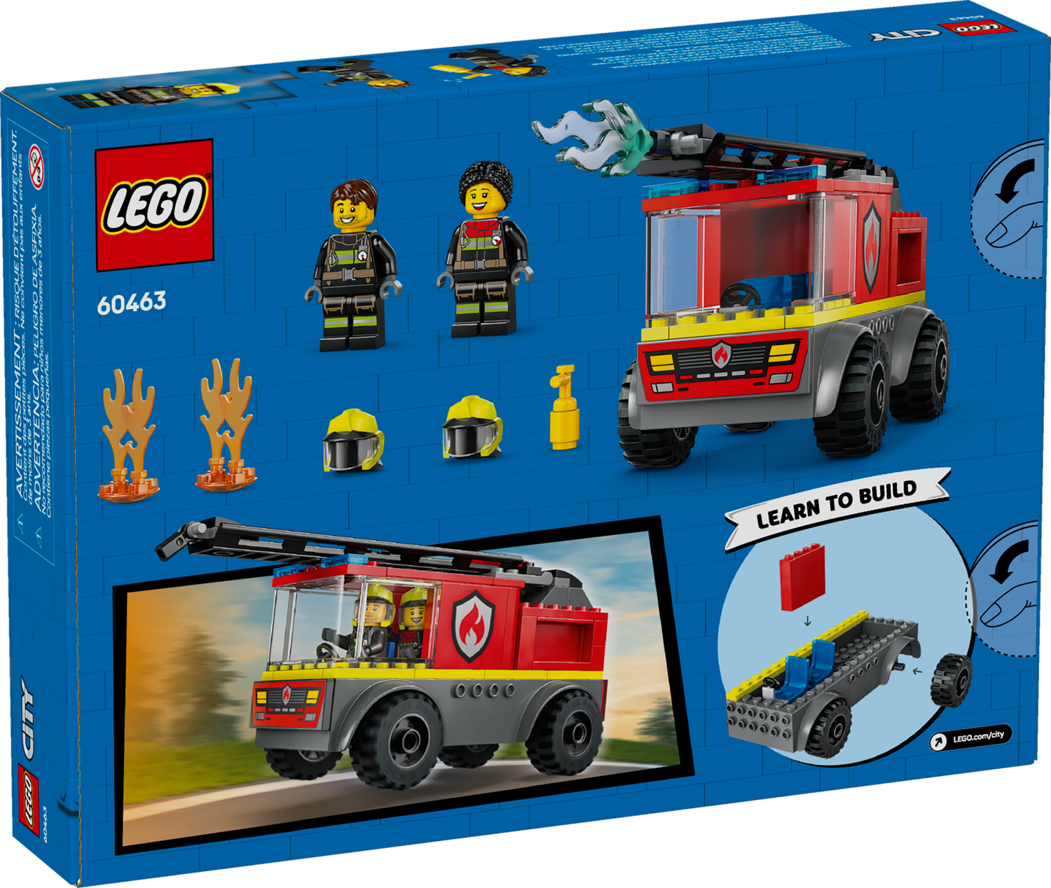 Конструктор Lego City Пожежна машина з драбиною фото №7