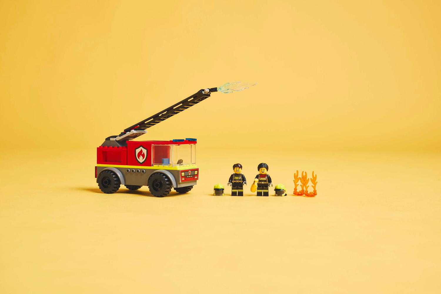 Конструктор Lego City Пожежна машина з драбиною фото №5