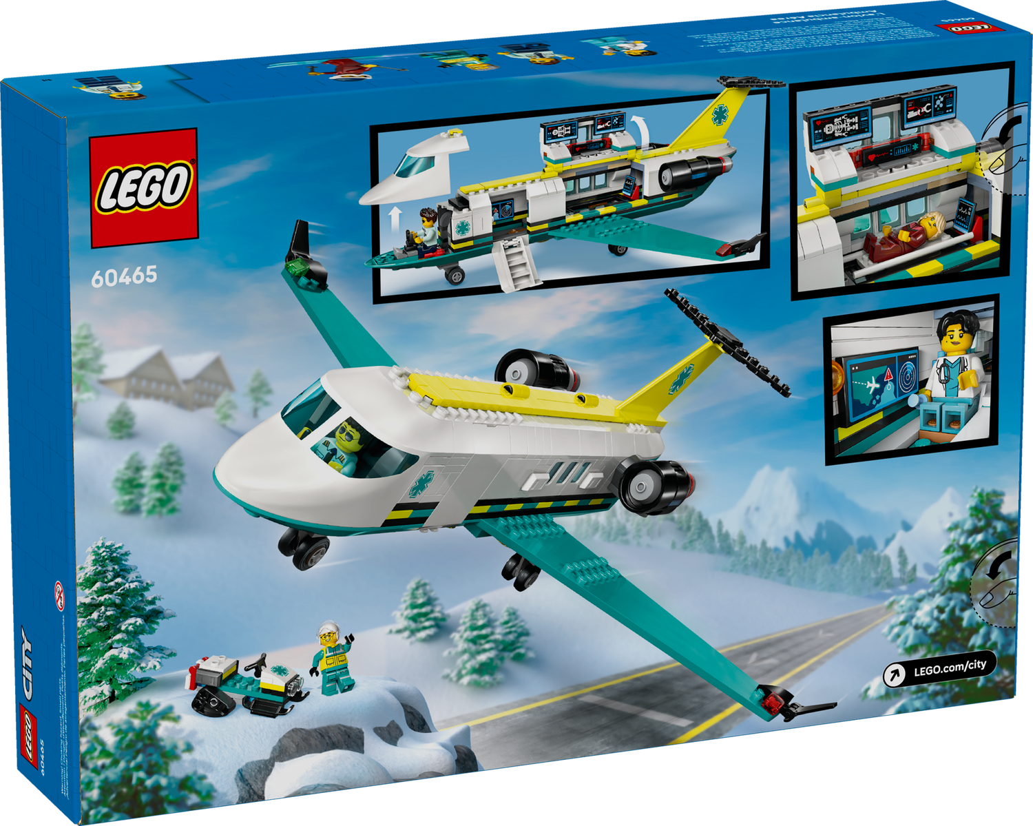 Конструктор Lego City Літак швидкої медичної допомоги фото №11