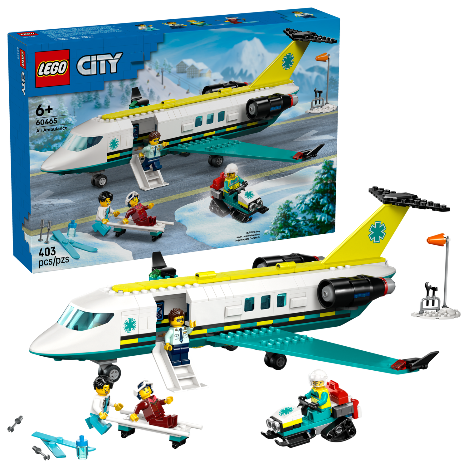 Конструктор Lego City Літак швидкої медичної допомоги