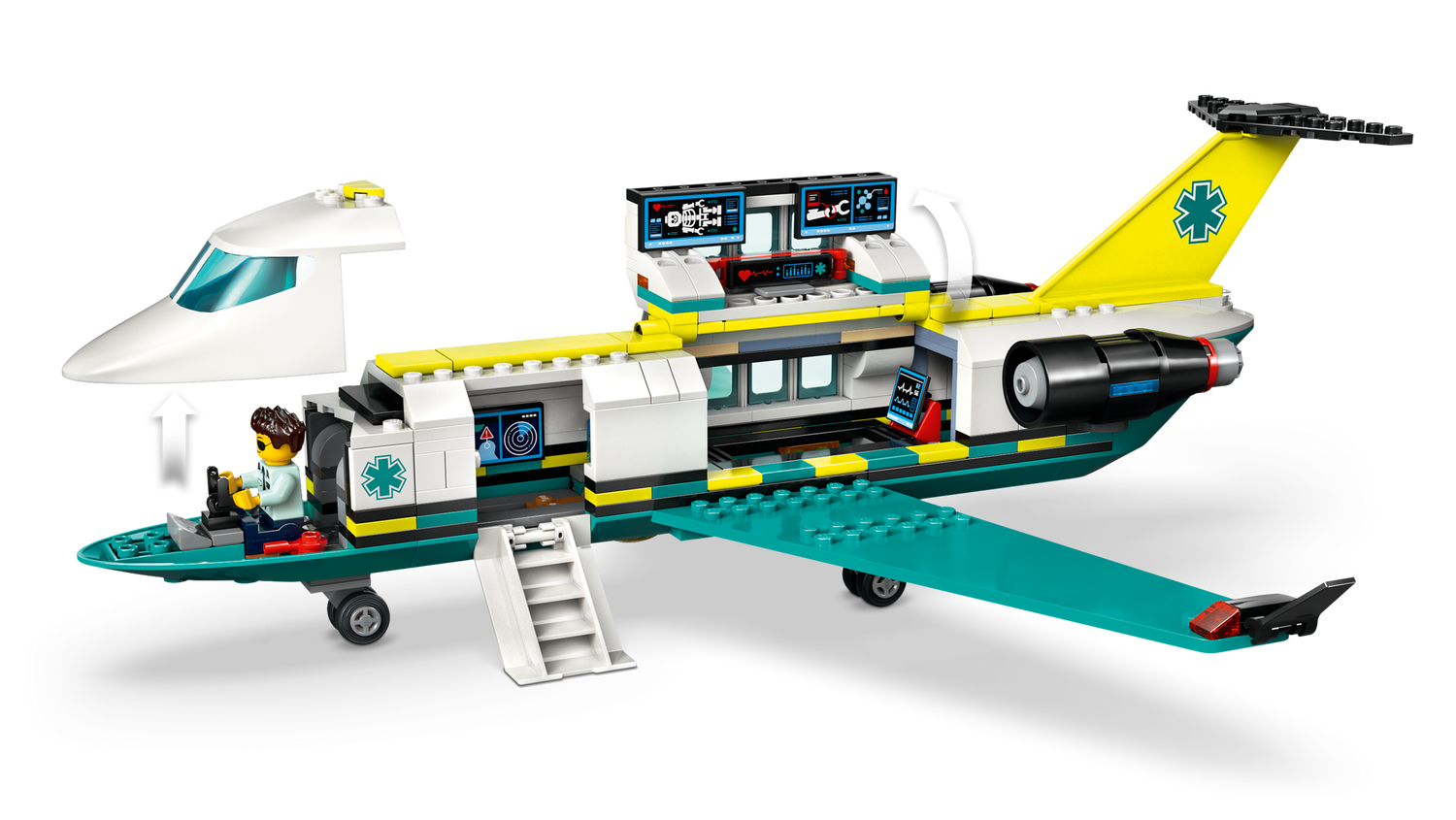Конструктор Lego City Літак швидкої медичної допомоги фото №3