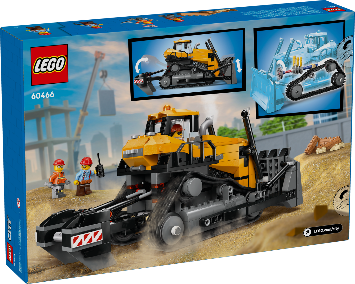 Конструктор Lego City Жовтий бульдозер фото №10