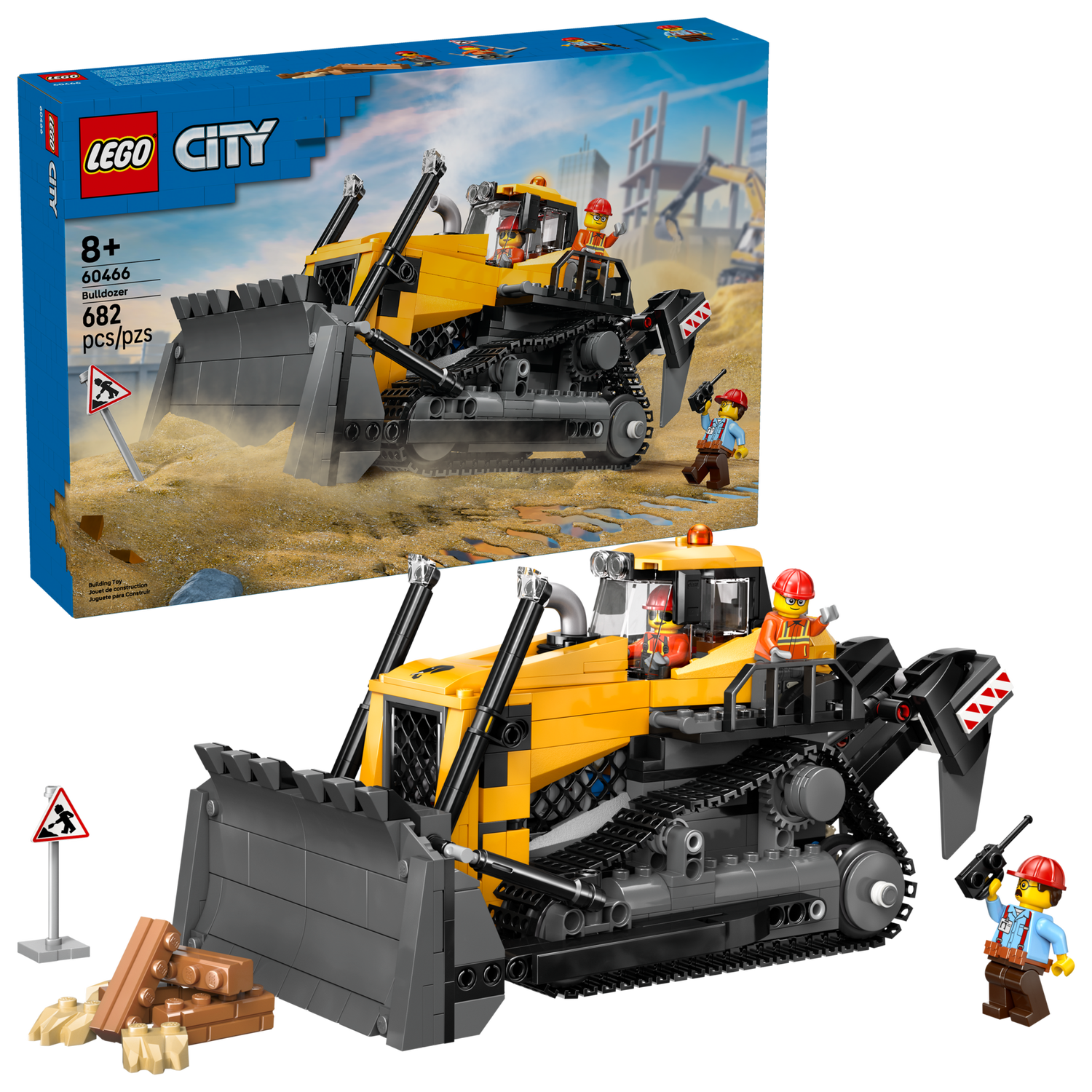 Конструктор Lego City Жовтий бульдозер