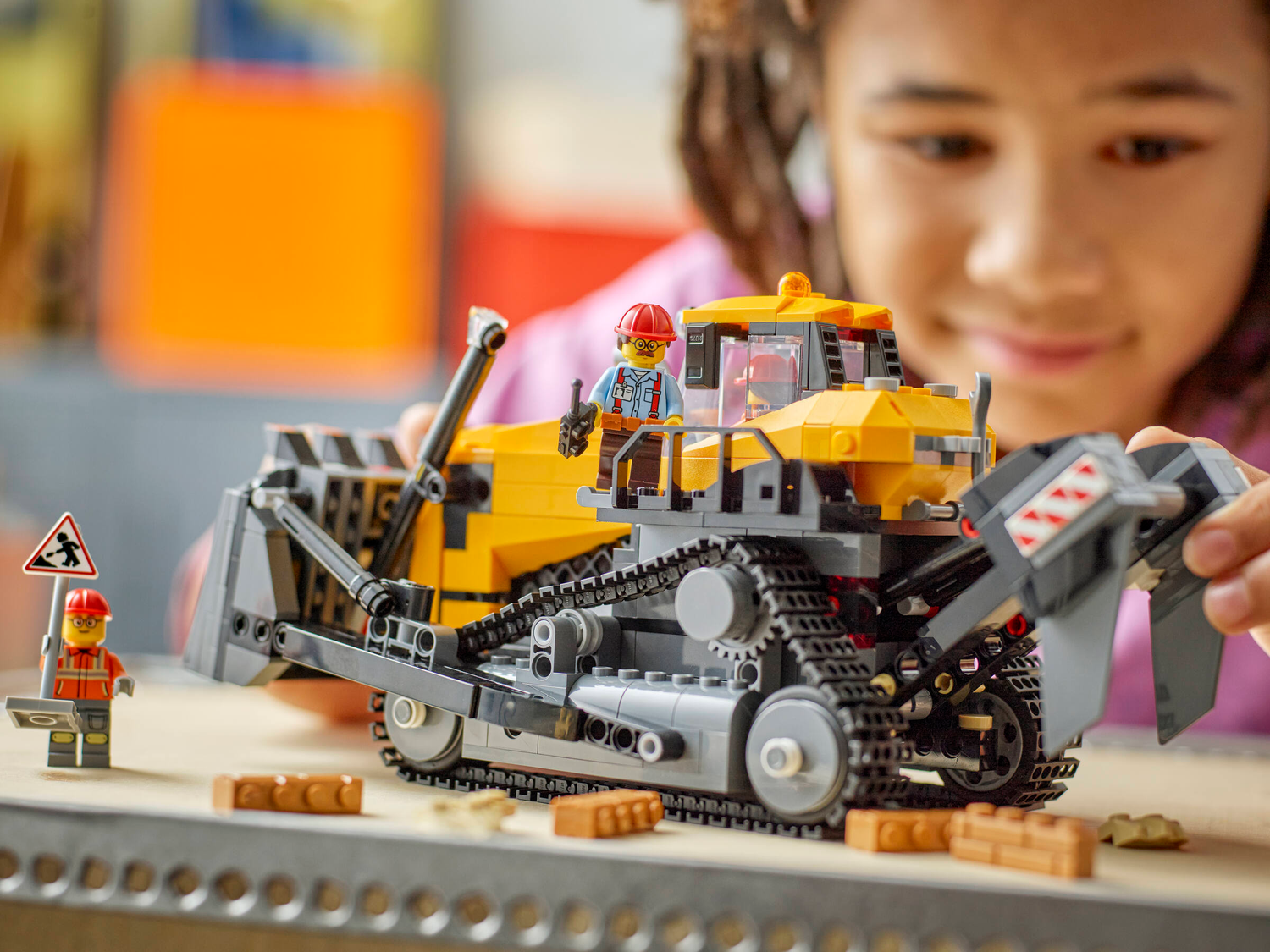 Конструктор Lego City Жовтий бульдозер фото №7