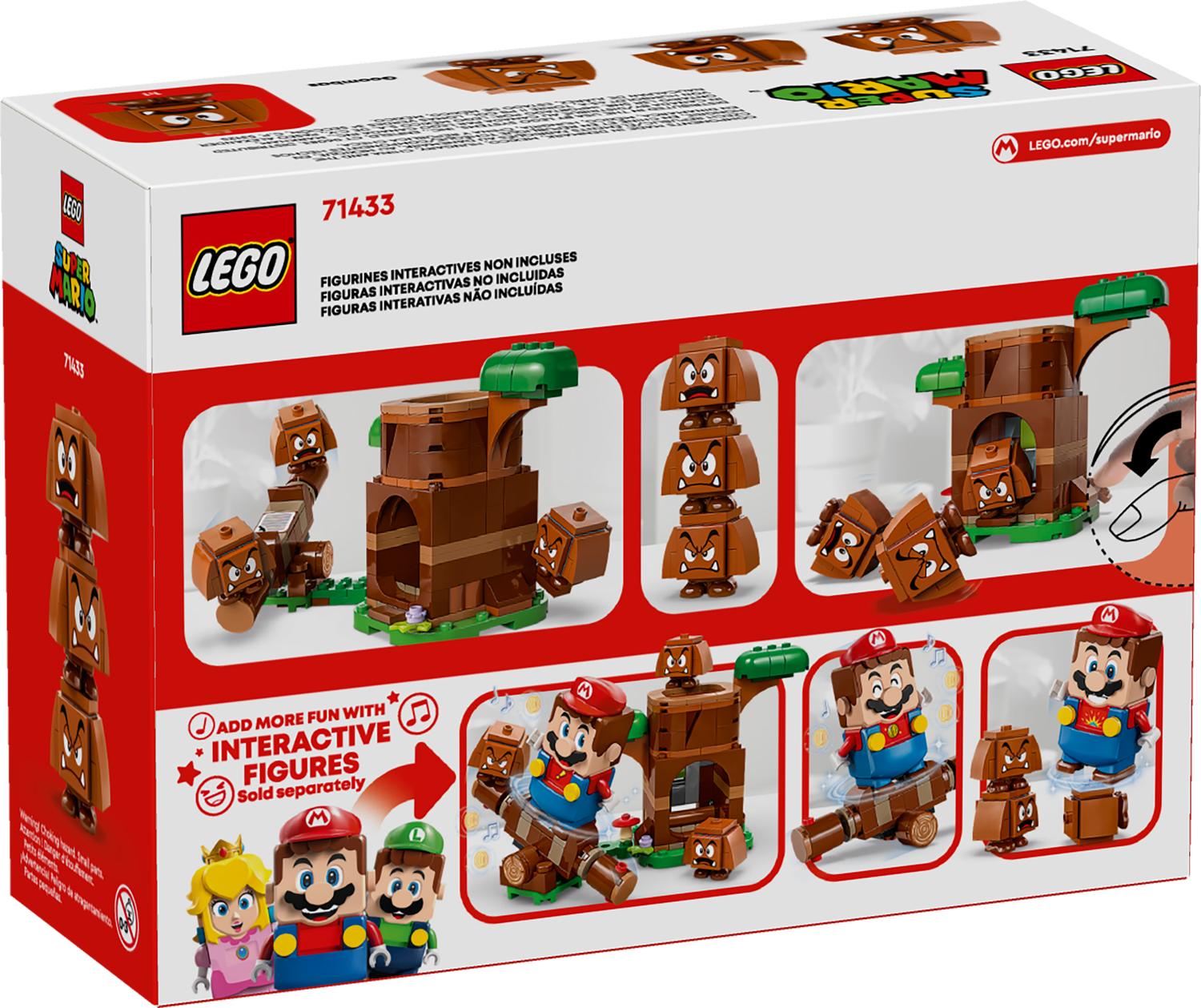 Конструктор Lego Super Mario Ігровий майданчик для Goombas фото №9