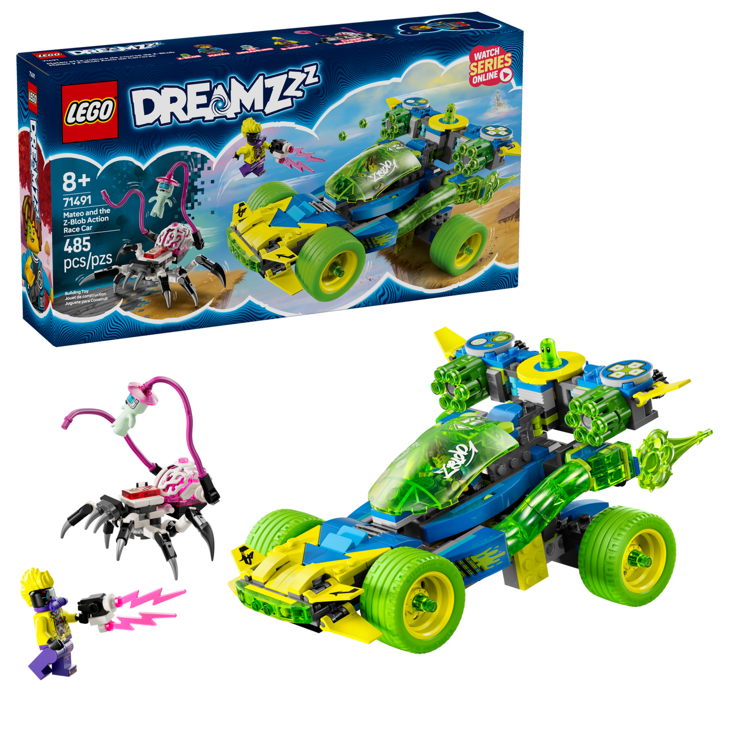 Конструктор Lego DREAMZzz Матео й автомобіль для перегонів Z-Blob