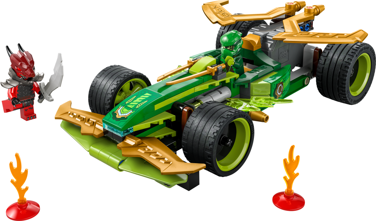 Конструктор Lego Ninjago Автомобіль для перегонів Лойда з інерційним двигуном фото №2