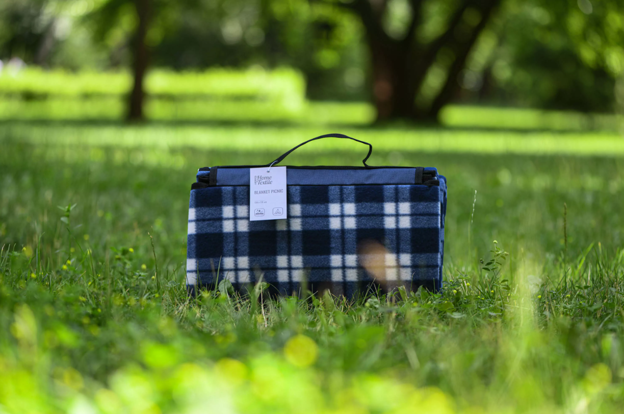 Плед Ardesto Picnic 130х170см, 100% поліестер, клітинка синій (ART0916BC) фото №6