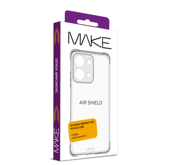 Чохол для телефона MAKE Xiaomi Redmi 15C/Poco C85 AirShield (MCAS-XR15C) фото №3