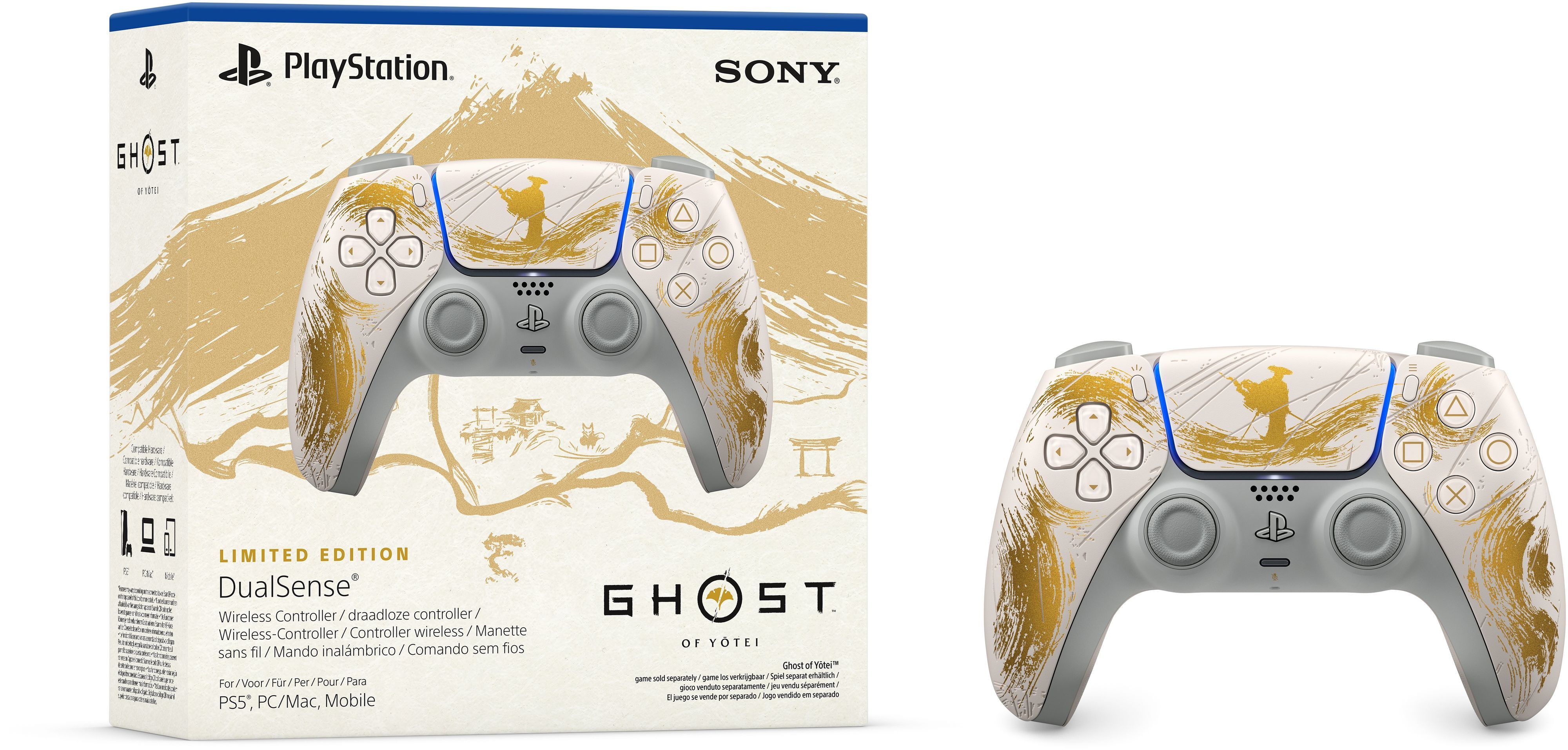Геймпад Sony PlayStation 5 Dualsense BT (Ghost of Yotei Limited Edition) (1000048235) фото №9