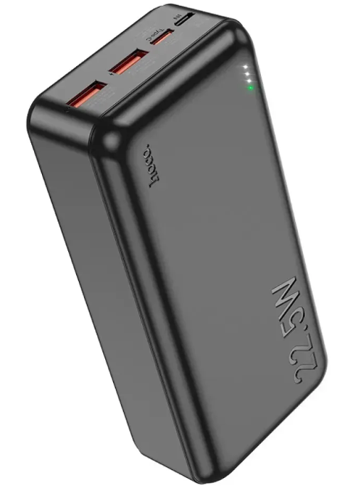 Мобільна батарея Hoco J101B Astute 22.5W fully compatible 30 000mAh Black