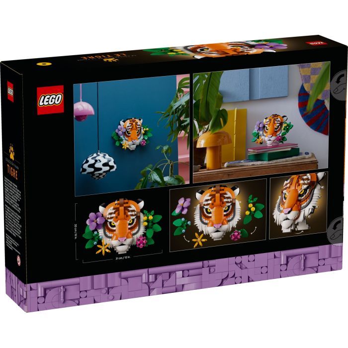 Конструктор Lego Art Колекція фауни - Тигр фото №2