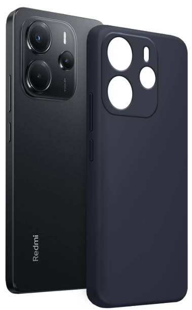 Чохол для телефона MAKE Xiaomi Redmi Note 14 4G Silicone Black (MCL-XRN144GBK) фото №3