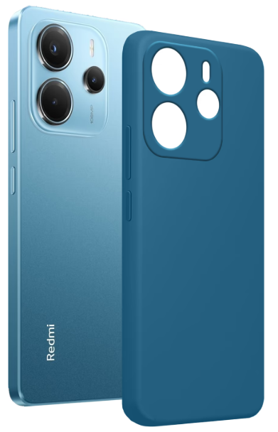 Чохол для телефона MAKE Xiaomi Redmi Note 14 4G Silicone Ocean Blue (MCL-XRN144GOB) фото №3