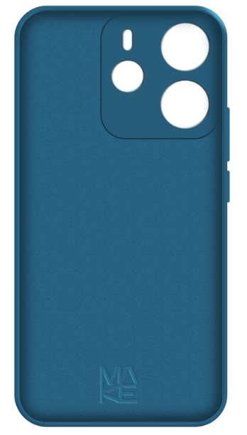 Чохол для телефона MAKE Xiaomi Redmi Note 14 4G Silicone Ocean Blue (MCL-XRN144GOB) фото №2