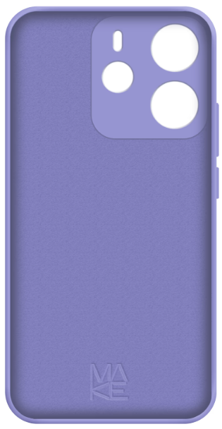 Чохол для телефона MAKE Xiaomi Redmi Note 14 4G Silicone Mist Purple (MCL-XRN144GMP) фото №2