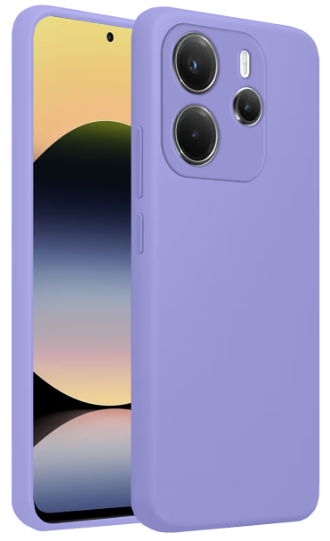 Чохол для телефона MAKE Xiaomi Redmi Note 14 4G Silicone Mist Purple (MCL-XRN144GMP) фото №4