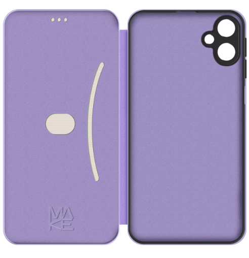 Чехол для телефона MAKE Samsung A07 Flip Light Violet (MCP-SA07PL) фото №2