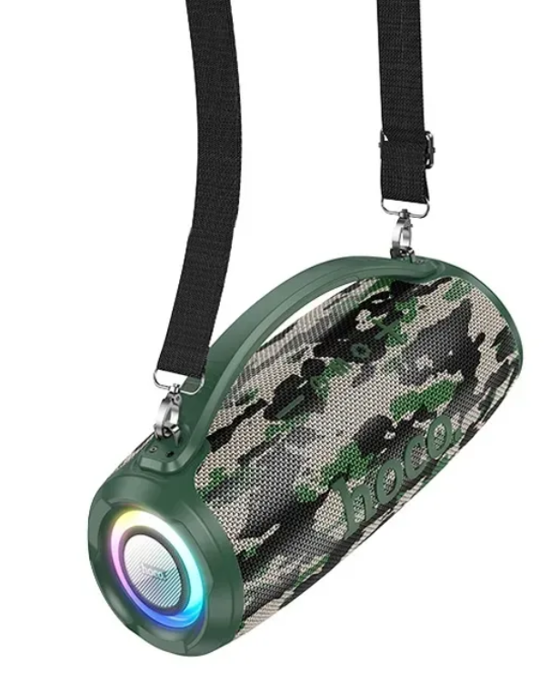 Портативная колонка Hoco HA4 mini Surge outdoor BT speaker Camouflage Green фото №2