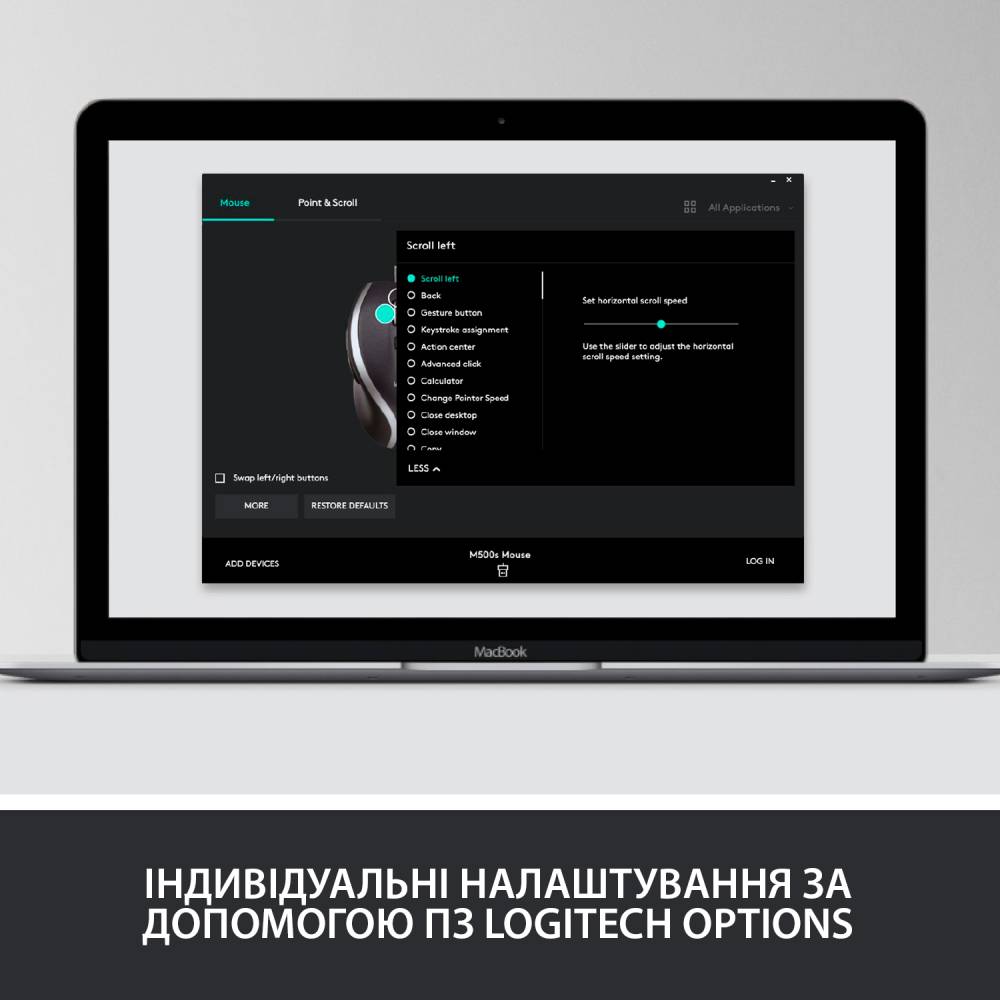 Компьютерная мыш Logitech Advanced Corded Mouse M500s BLACK фото №10