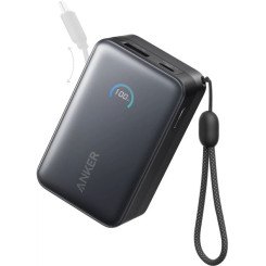 Мобільна батарея Anker Nano - 10000 mAh 45W Built-In USB-C Cable (Чорний) фото №2
