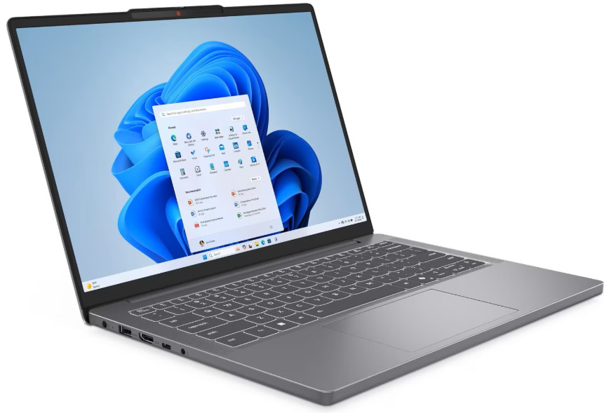 Ноутбук Lenovo IdeaPad Slim 3 14IRH10 (83K000AURA) Luna Grey фото №2