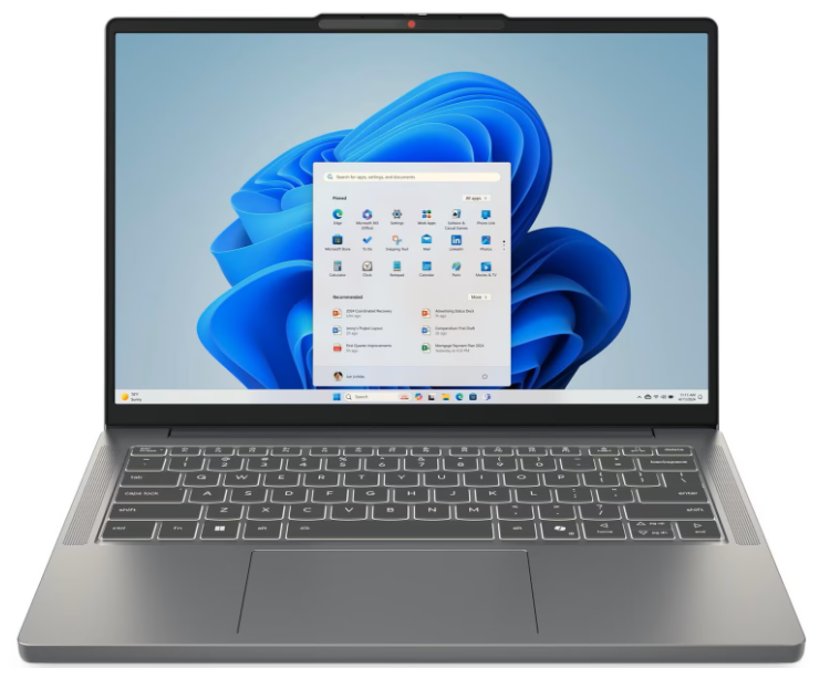 Ноутбук Lenovo IdeaPad Slim 3 14IRH10 (83K000AURA) Luna Grey
