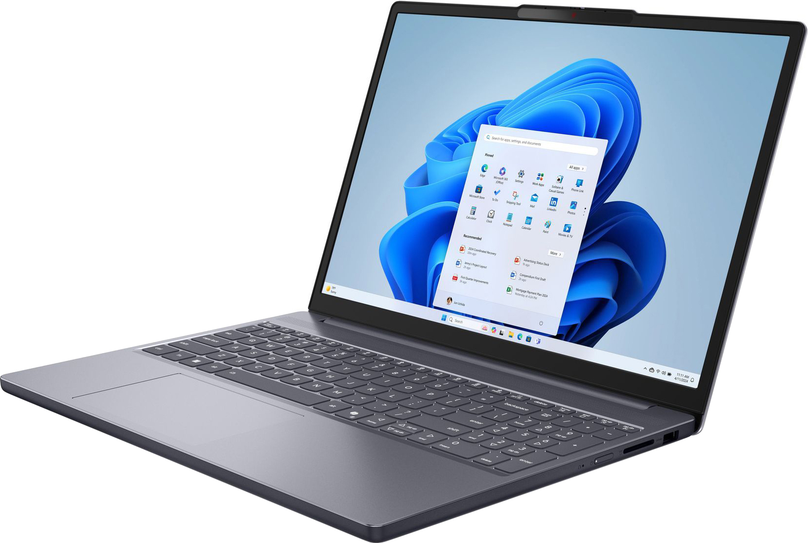 Ноутбук Lenovo IdeaPad Slim 3 15ARP10 (83K700E1RA) Luna Grey фото №5