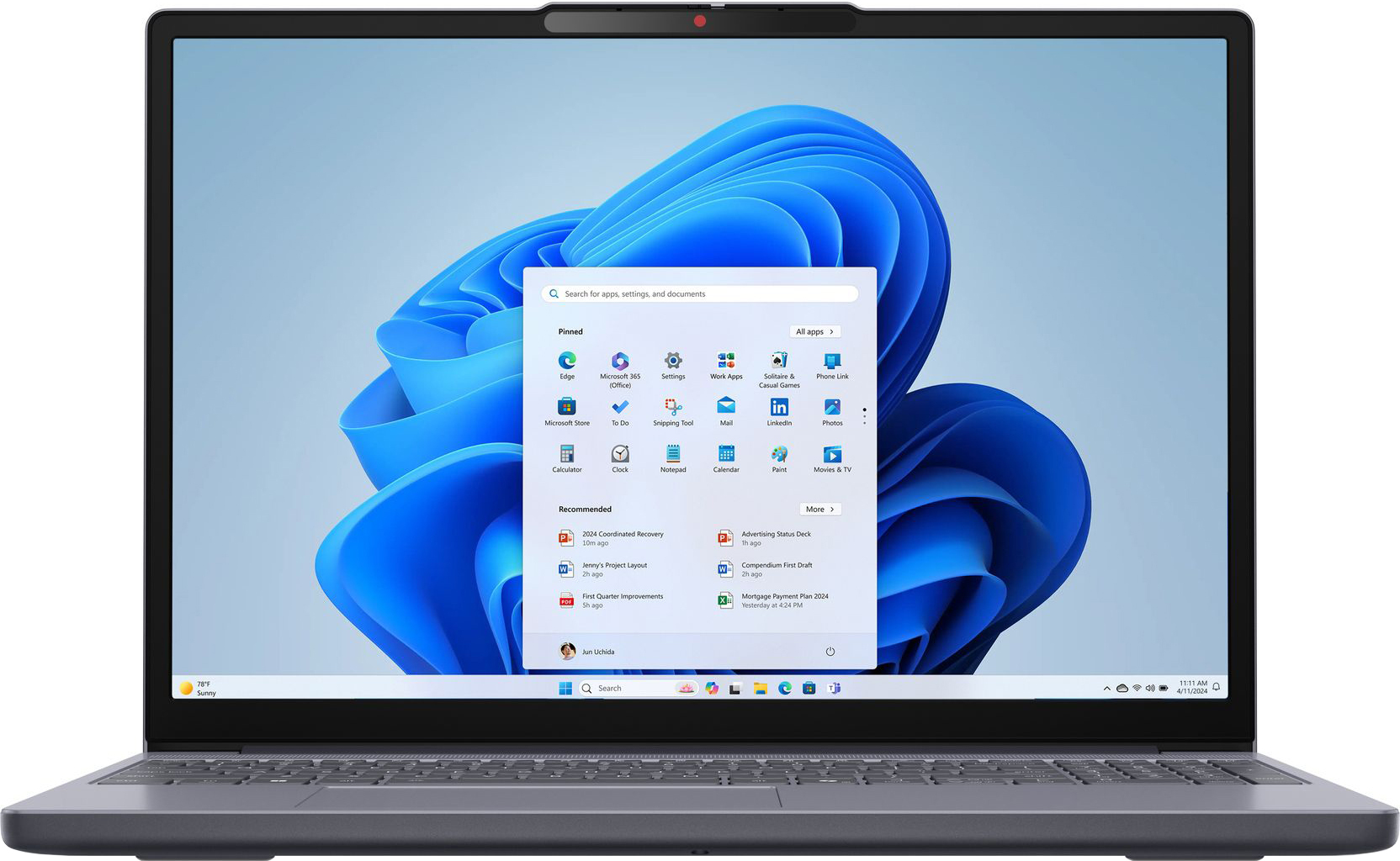 Ноутбук Lenovo IdeaPad Slim 3 15ARP10 (83K700E1RA) Luna Grey фото №2