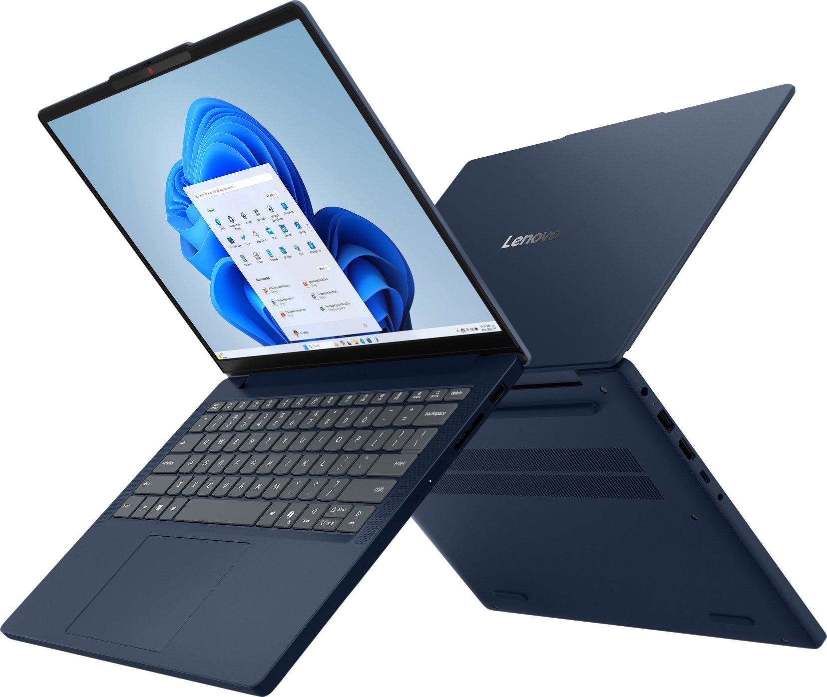 Ноутбук Lenovo IdeaPad Slim 3 14IRH10 (83K000AJRA) Cosmic Blue фото №10