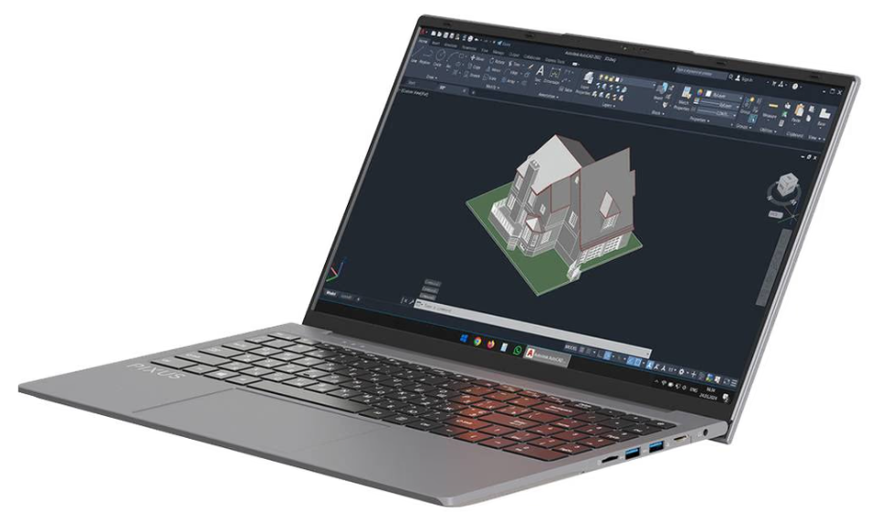 Ноутбук Pixus Link Windows 11 Pro Gray (4897058531800) фото №2