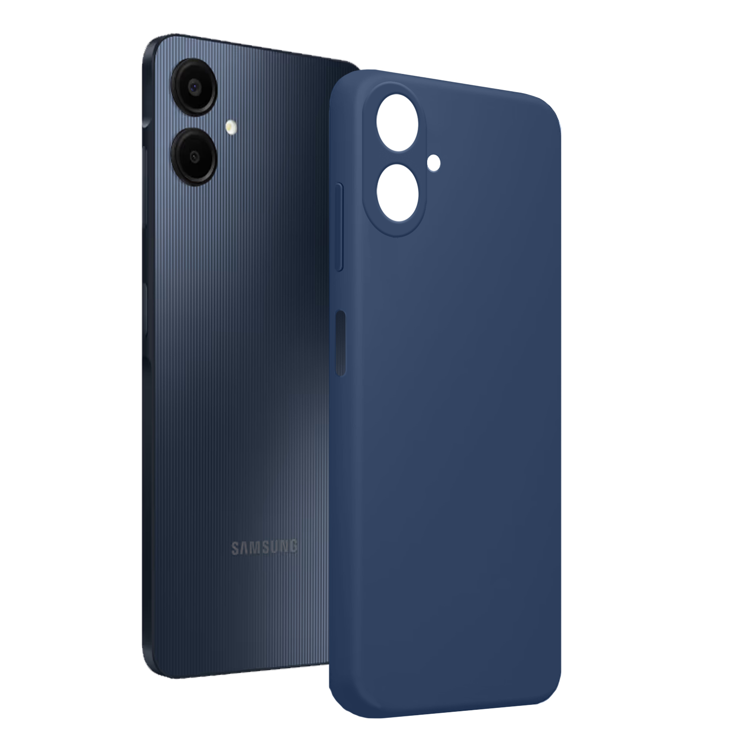 Чехол для телефона MAKE Samsung A07 Silicone Dark Blue (MCL-SA07BL) фото №4