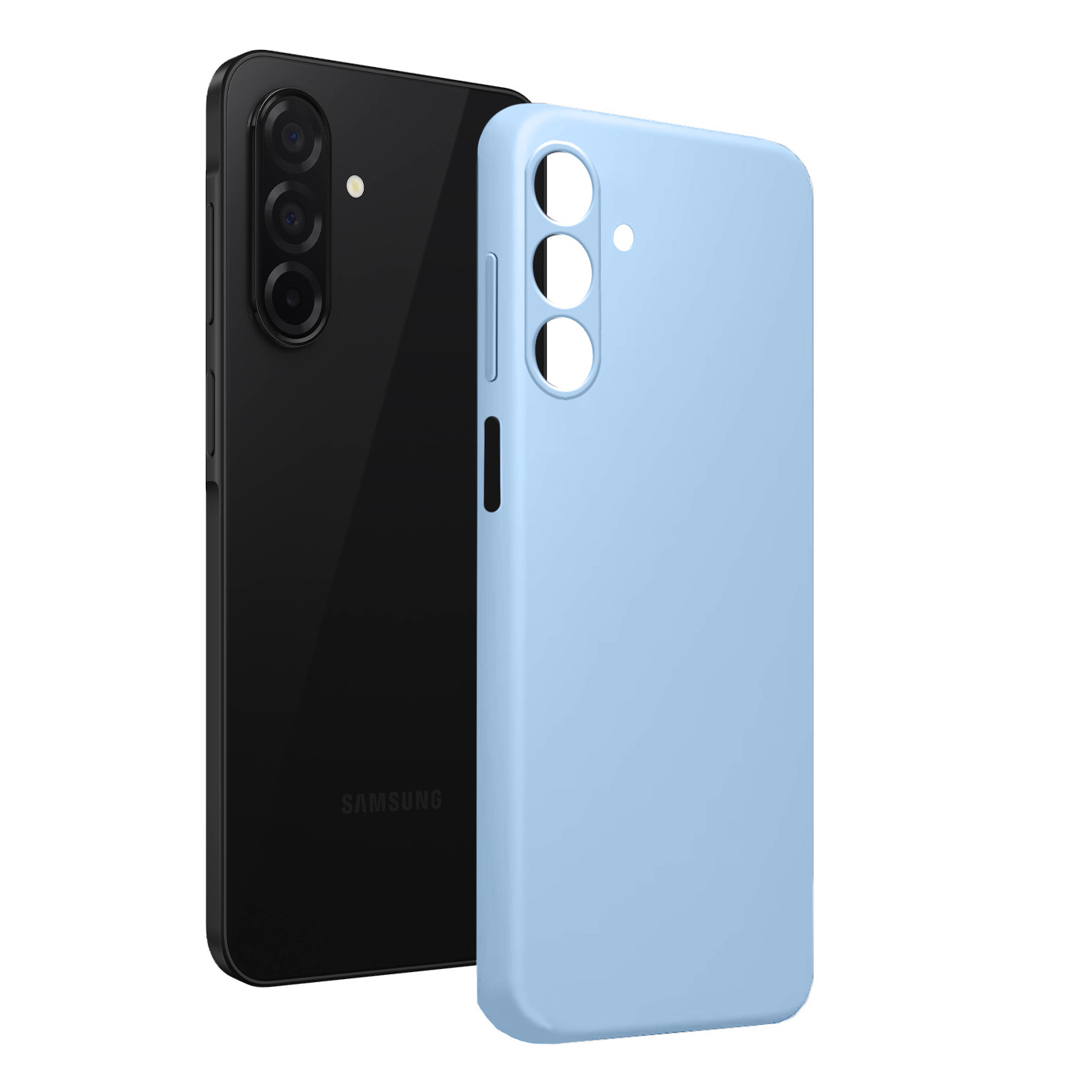 Чохол для телефона MAKE Samsung A17 Silicone Light Blue (MCL-SA17LB) фото №3