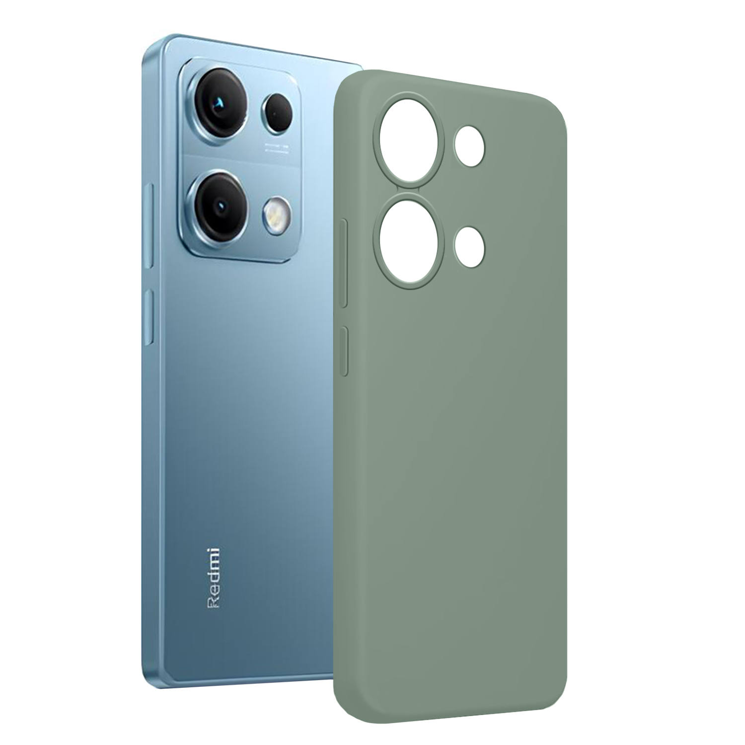 Чохол для телефона MAKE Xiaomi Redmi Note 14S Silicone Green (MCL-XRN14SGR) фото №3