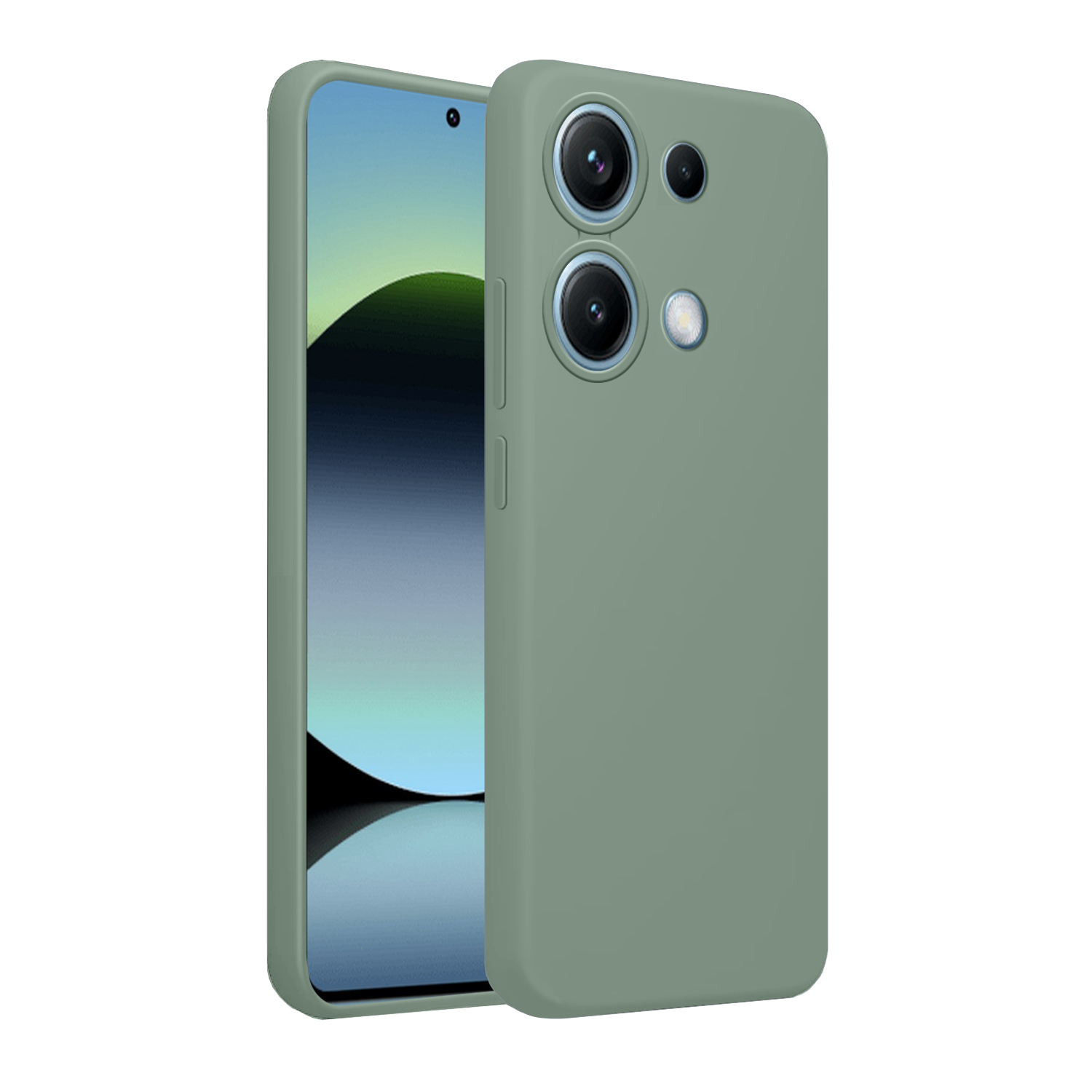 Чохол для телефона MAKE Xiaomi Redmi Note 14S Silicone Green (MCL-XRN14SGR) фото №4