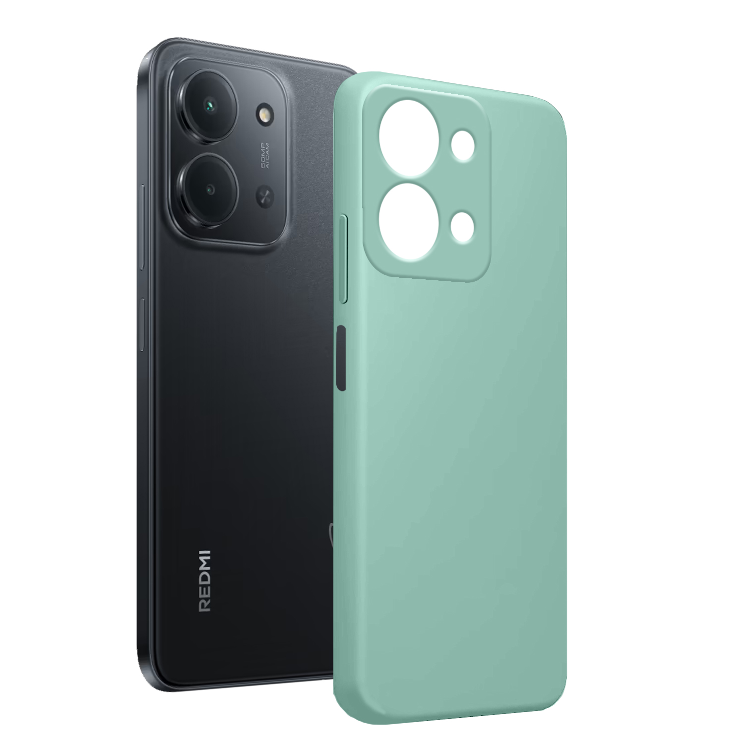 Чохол для телефона MAKE Xiaomi Redmi 15C/Poco C85 Silicone Mint Green (MCL-XR15CMG) фото №3