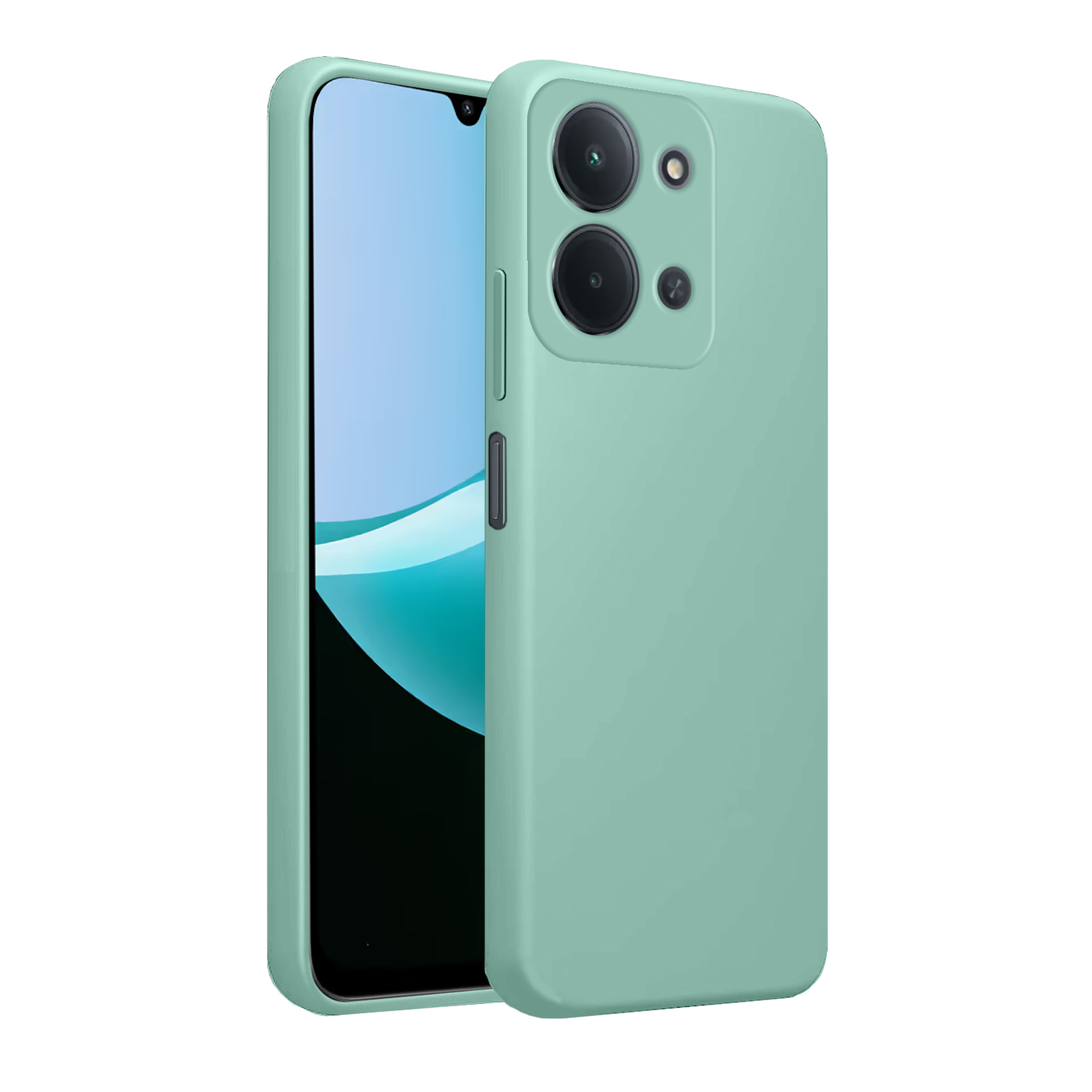 Чохол для телефона MAKE Xiaomi Redmi 15C/Poco C85 Silicone Mint Green (MCL-XR15CMG) фото №4