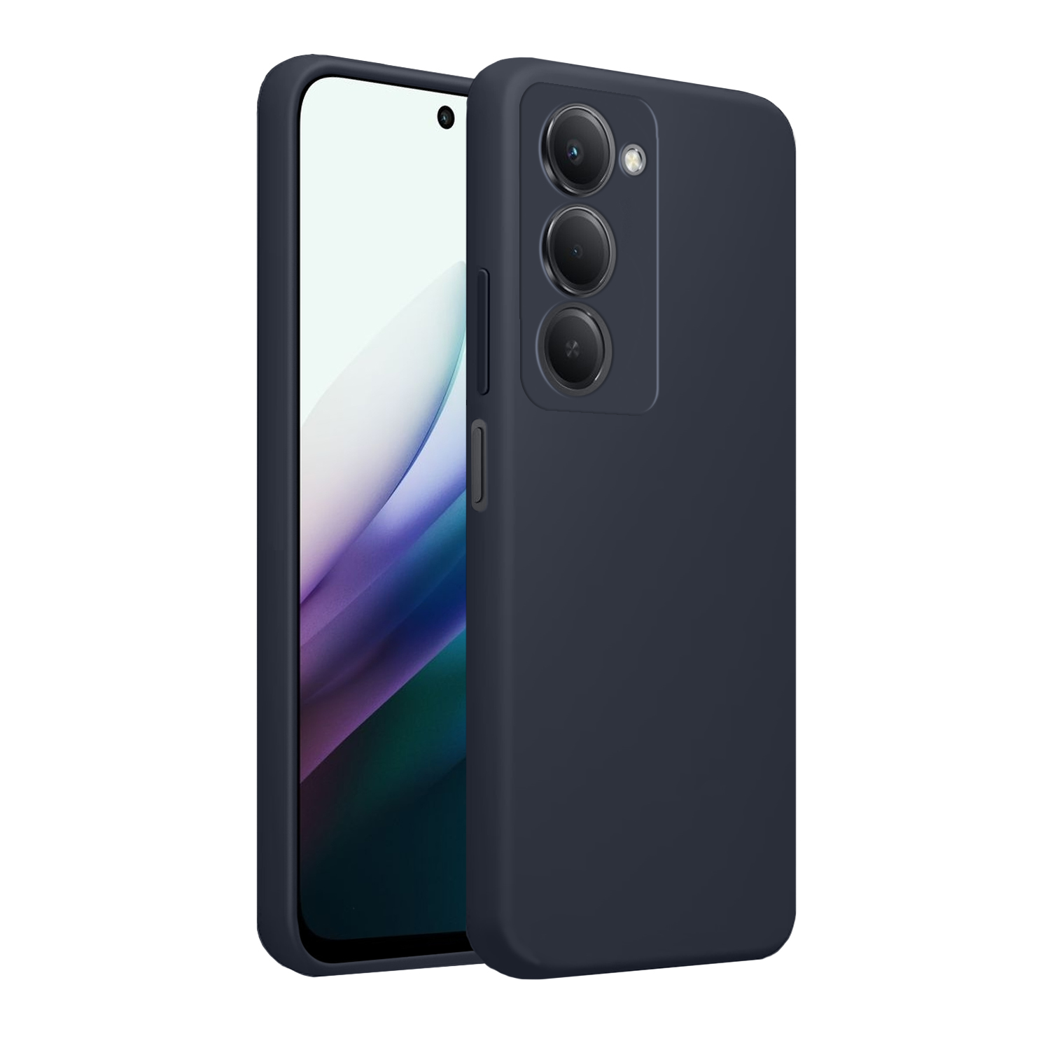 Чохол для телефона MAKE Xiaomi Redmi 15 Silicone Midnight Black (MCL-XR15MB) фото №4