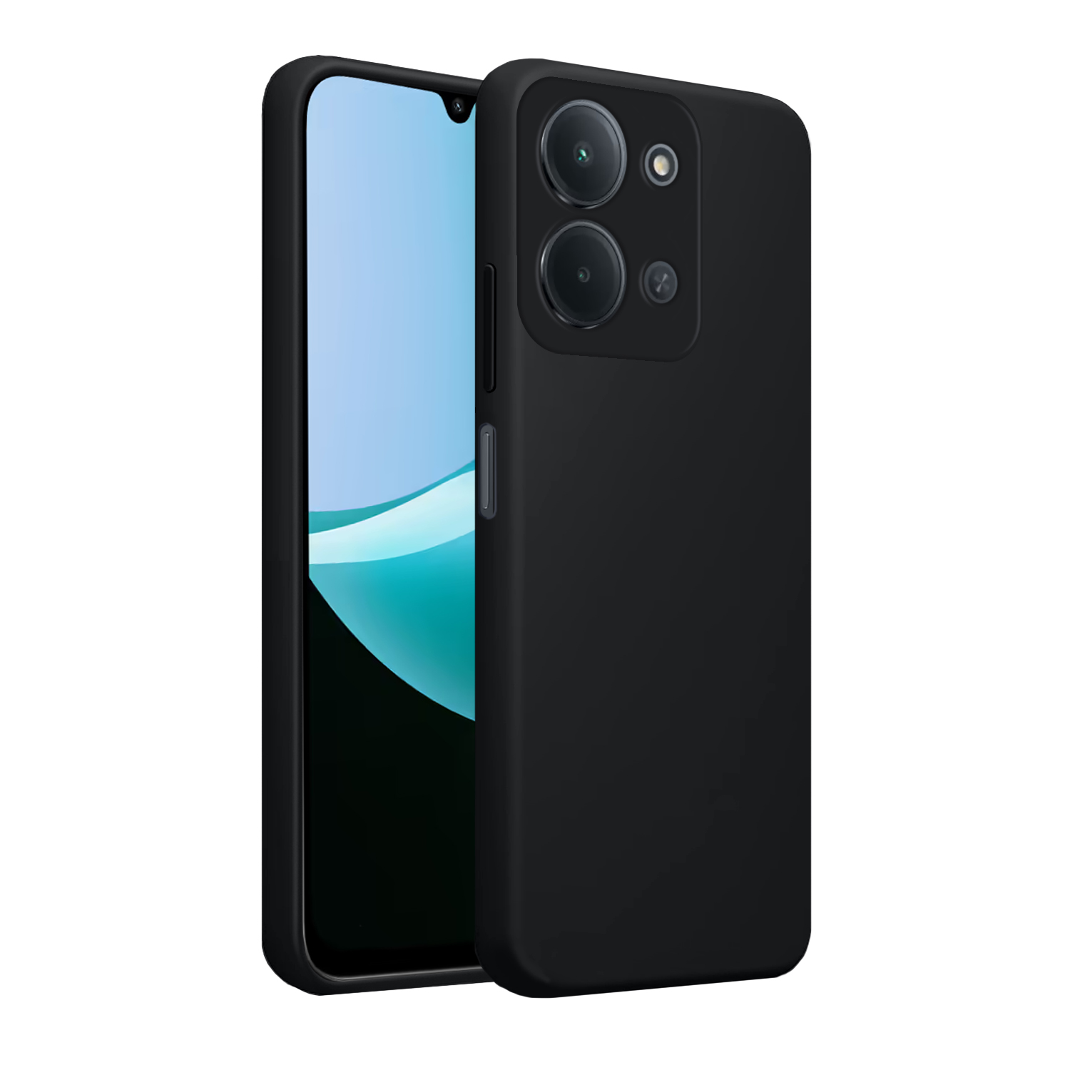 Чохол для телефона MAKE Xiaomi Redmi 15C/Poco C85 Silicone Midnight Black (MCL-XR15CMB) фото №3