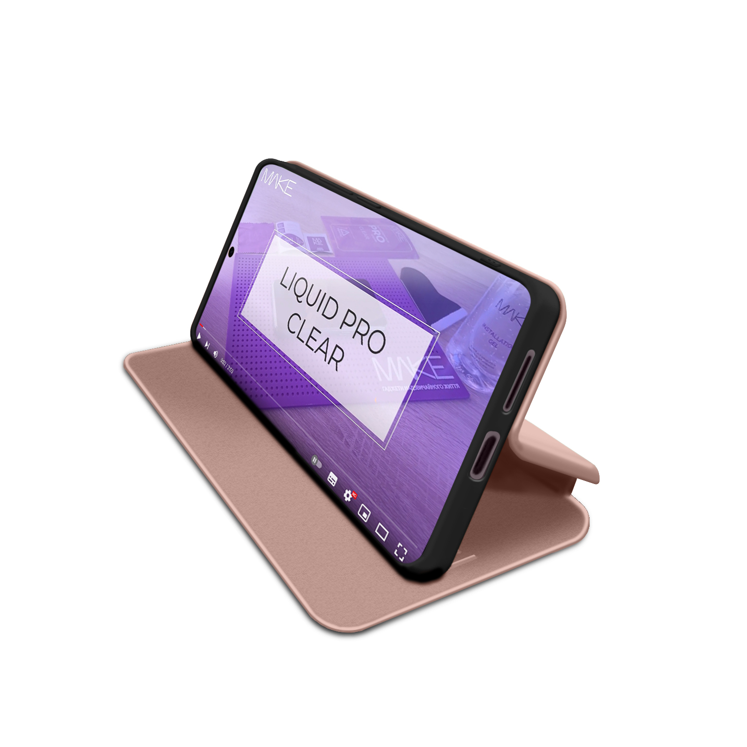 Чохол для телефона MAKE Samsung A56 Flip Pink (MCP-SA56PK) фото №3