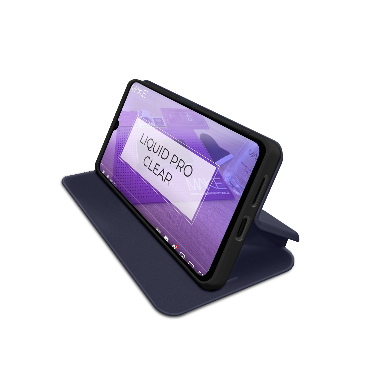 Чехол для телефона MAKE Samsung A17 Flip Blue Dark (MCP-SA17BL) фото №4