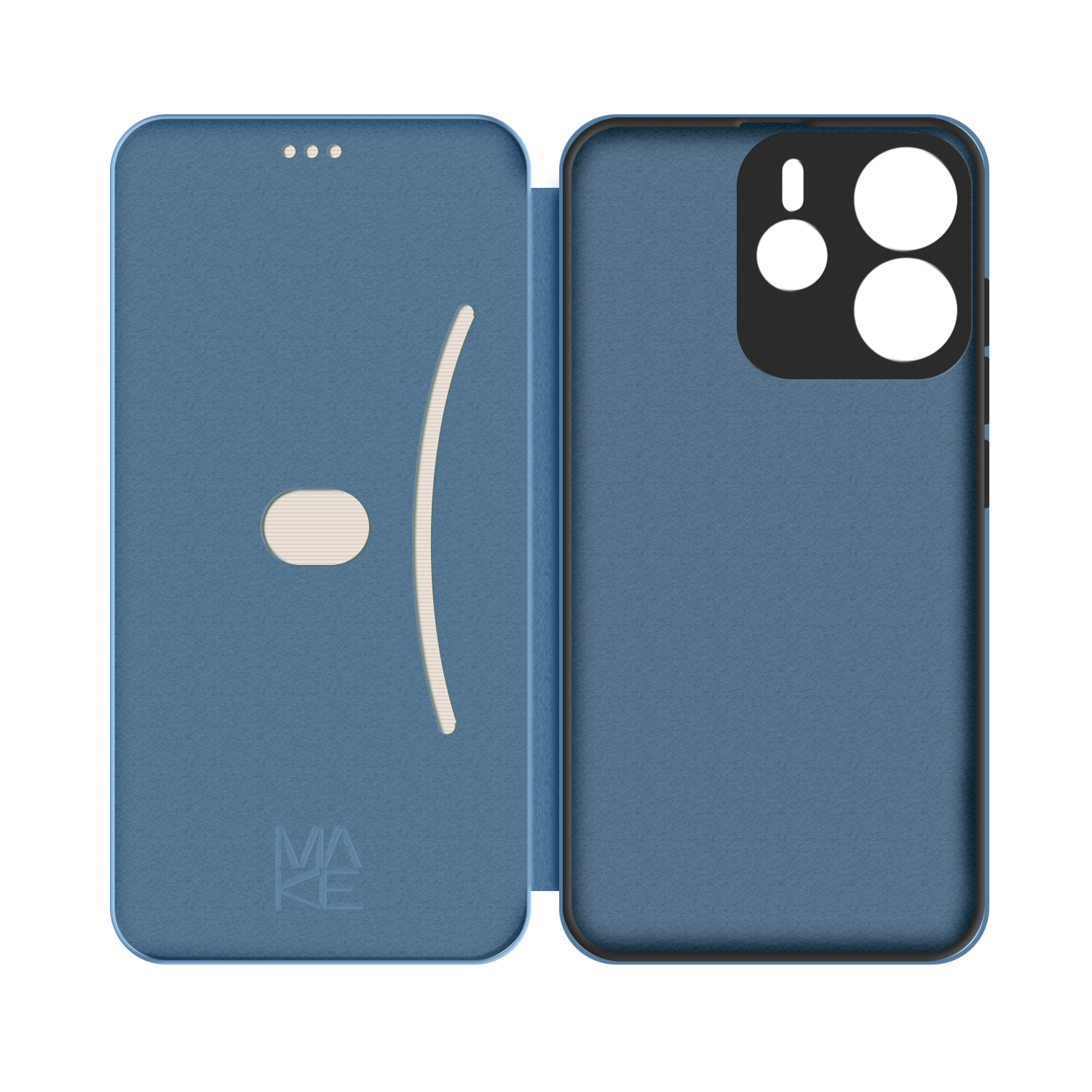 Чохол для телефона MAKE Xiaomi Redmi Note 14 4G Flip Ocean Blue (MCP-XRN144GTL) фото №2