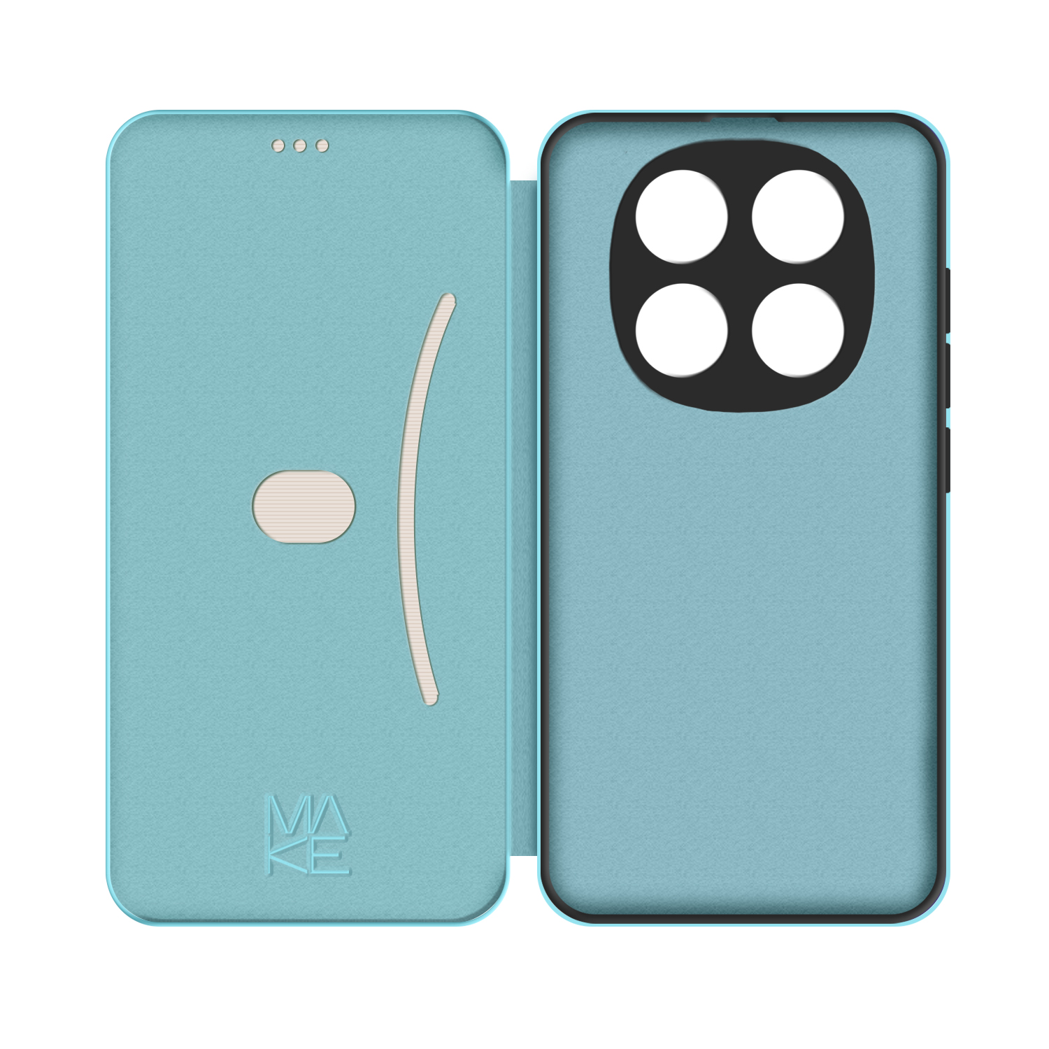 Чохол для телефона MAKE Xiaomi Redmi Note 14 Pro 5G/Poco X7 Flip Coral Green (MCP-XRN14P5G/PX7CG) фото №2