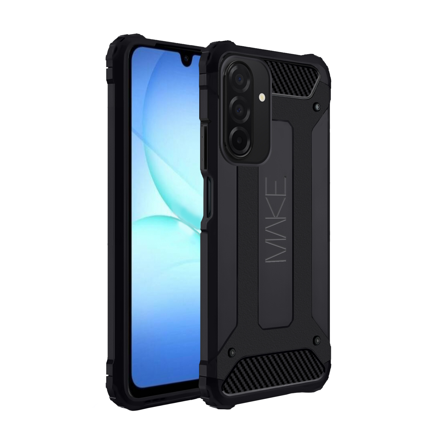 Чехол для телефона MAKE Samsung A17 Panzer Black (MCN-SA17BK) фото №2