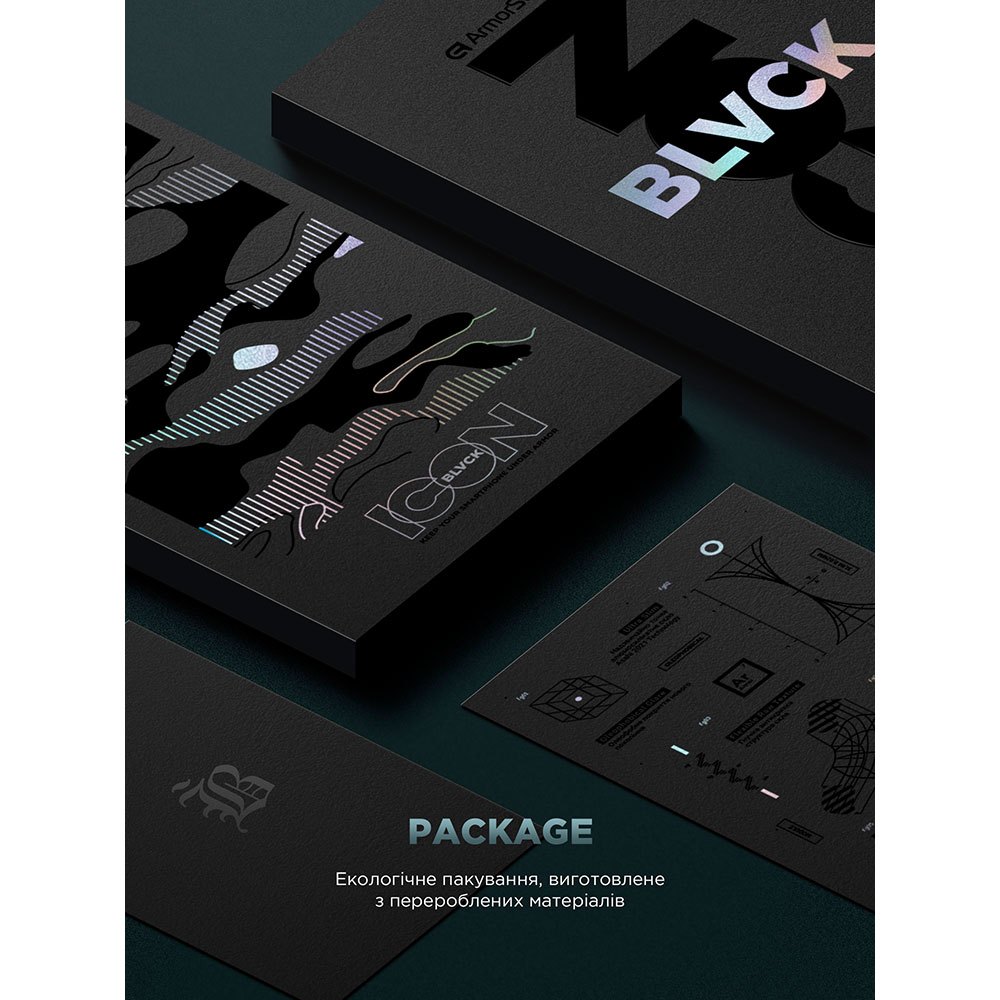 Захисне скло Armorstandart Infinity Black Icon 2.75D для Apple iPhone 15 Pro Max (ARM73957) фото №9