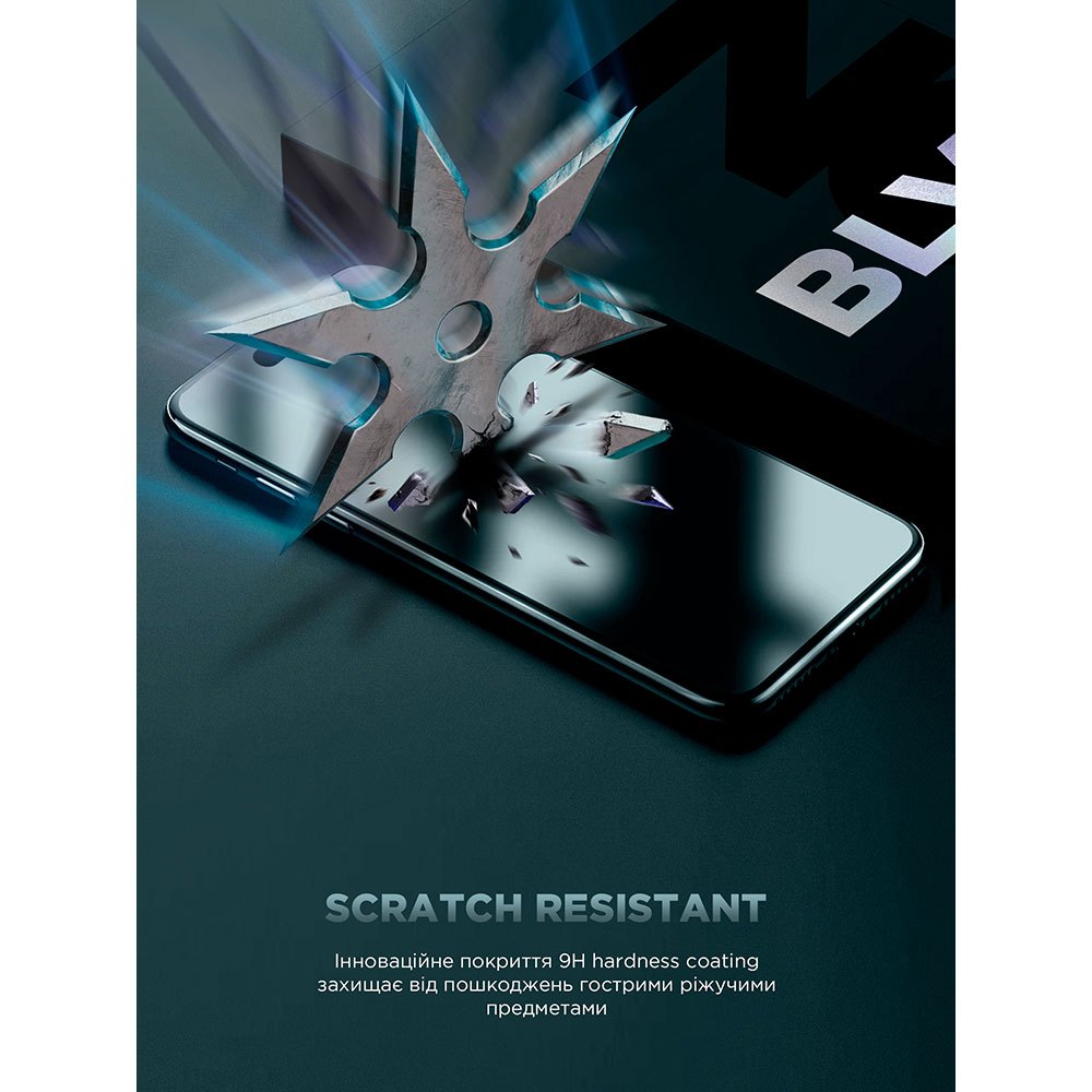 Захисне скло Armorstandart Infinity Black Icon 2.75D для Apple iPhone 15 Pro Max (ARM73957) фото №2