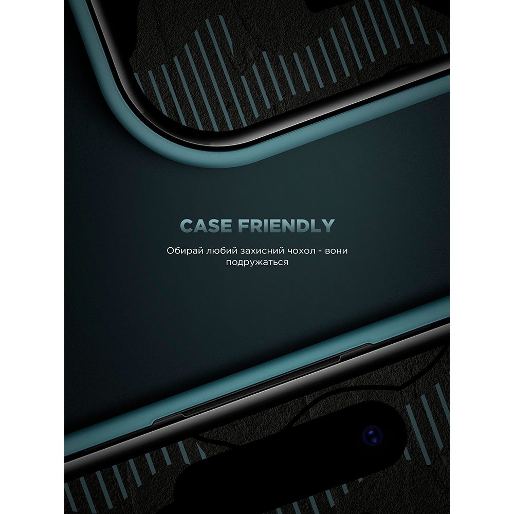 Захисне скло Armorstandart Infinity Black Icon 2.75D для Apple iPhone 15 Pro Max (ARM73957) фото №8