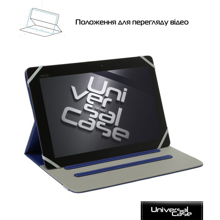 Чехол для планшета Armorstandart Elastic Band 10 Dark Blue (ARM59076) фото №3