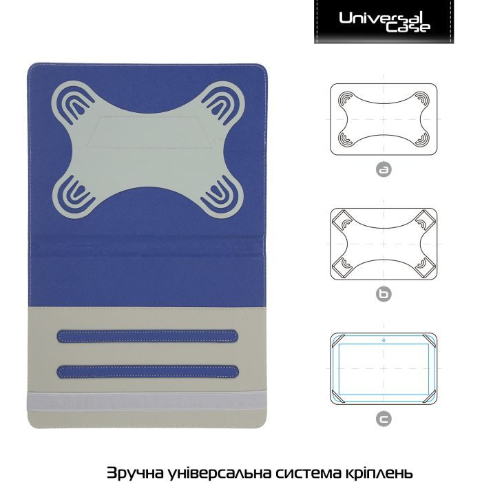 Чехол для планшета Armorstandart Elastic Band 10 Dark Blue (ARM59076) фото №4